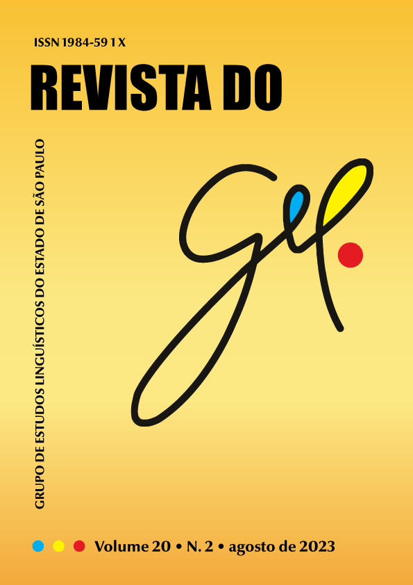 					View Vol. 20 No. 2 (2023): Revista do GEL
				